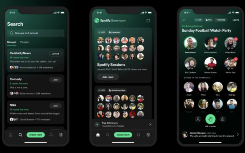 Spotify Launches Clubhouse Competitor and Creator Fund for Live Interactive Audio