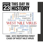 This Day in History August 23, 1999 NYC Reported First Case of West Nile Virus