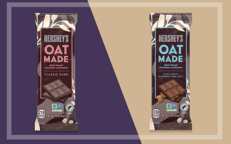 Hershey Launches ‘Oat Made’ Plant-Based Chocolate Bars in Select Retailers