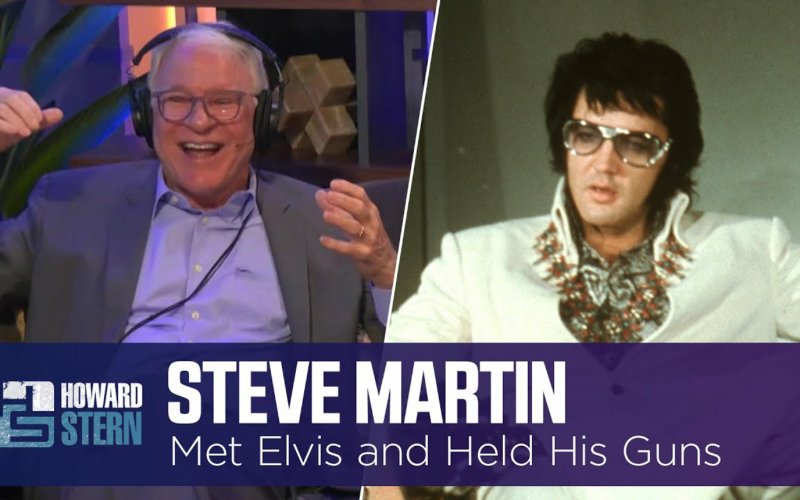 Steve Martin’s Introduction to Elvis Presley Involved Three Guns