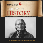 This Day in History September 4, 1886 Geronimo Surrendered