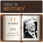 This Day in History October 11, 2002 Jimmy Carter Won The Nobel Peace Prize