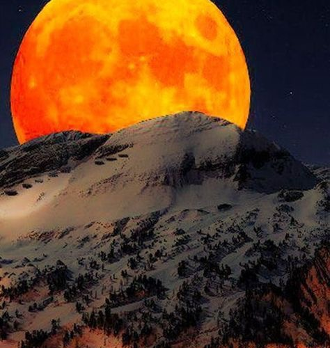 CNT Photo of the Day November 28, 2021 Orange Moon