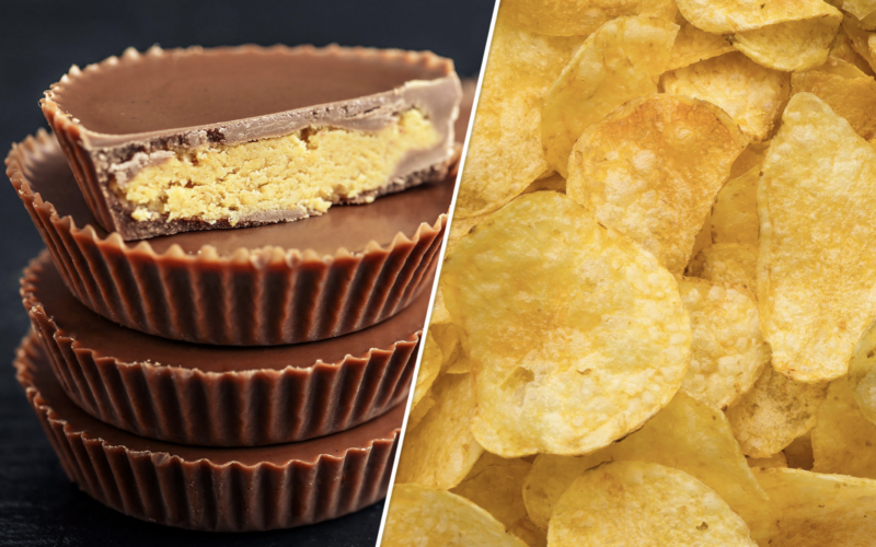 Reese’s Peanut Butter Cups Stuffed with Potato Chips Are Being Spotted in the Wild