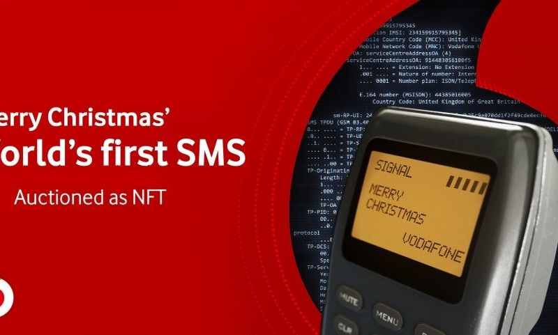 First SMS sells as NFT, worth over €107,000