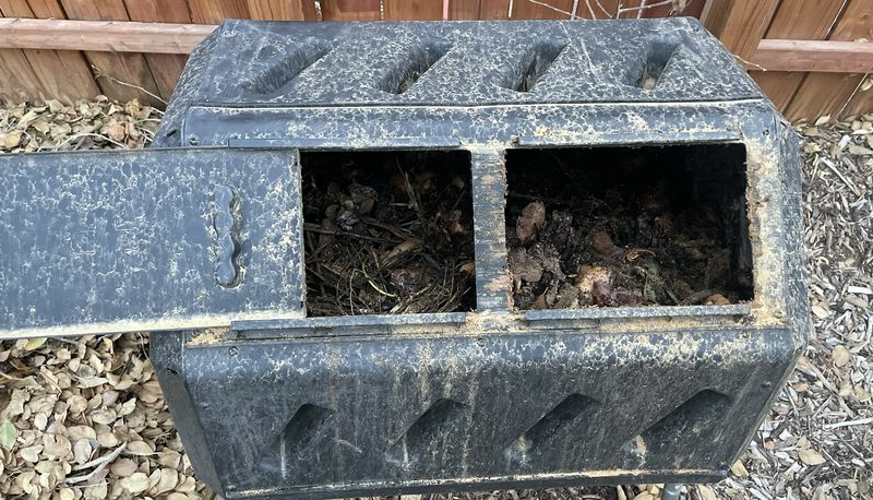It’s difficult to compost in a tumbler in winter