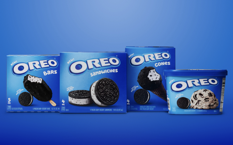 Oreo Created Its Own Line of Frozen Treats with Creme-Flavored Ice Cream
